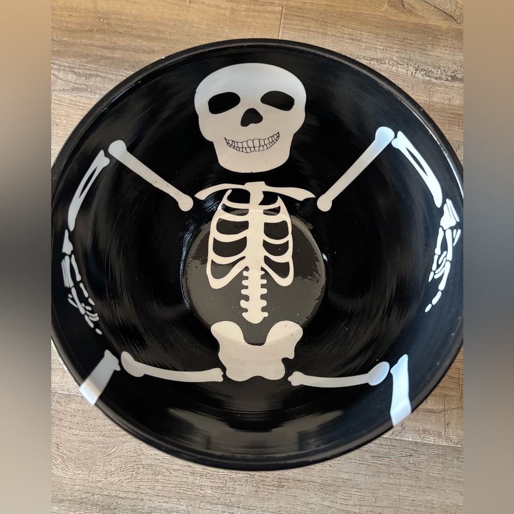 Skeleton Halloween Candy Bowl
